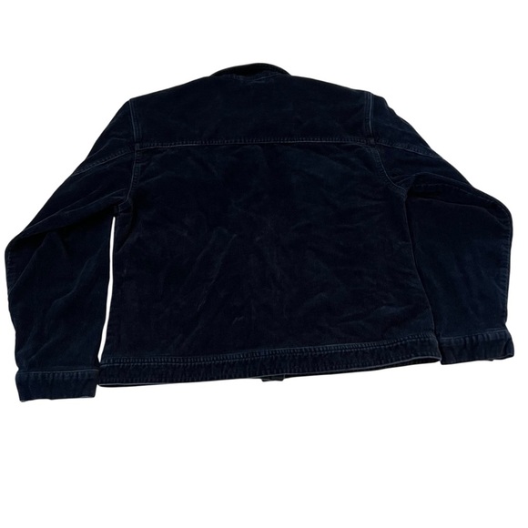 Cabela's Women's Small Navy Corduroy Jacket Button Front Stretch Trucker - Picture 5 of 7